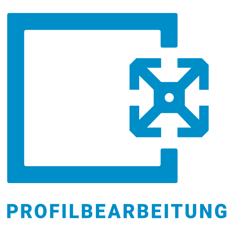 Profilbearbeitung Blau